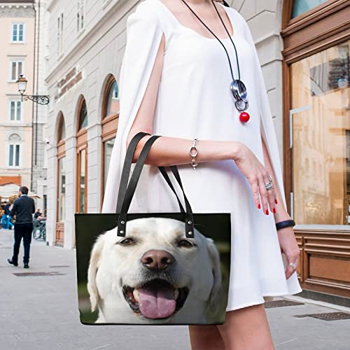 Womens Handbag Animal Dog Leather Tote Bag Top Handle Satchel Bags For Lady