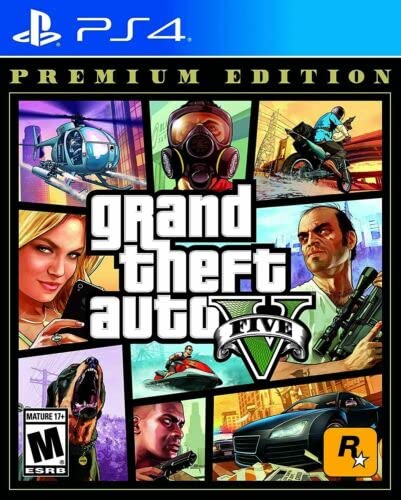 Grand Theft Auto V GTA 5 Premium Edition - PS4 - Brand New | Factory Sealed