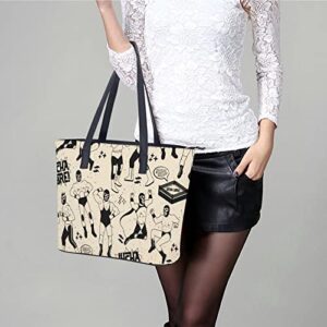 Womens Handbag Patterns Leather Tote Bag Top Handle Satchel Bags For Lady