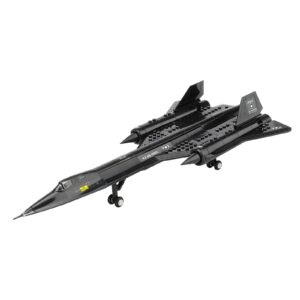 military airplane sr71 blackbird reconnaissance jet fighter building block set beautifully packaged, suitable for 6-10 years old children and adults as gifts (189 pieces) compatible with lego