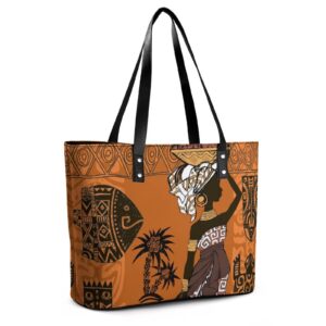 Womens Handbag African Woman Leather Tote Bag Top Handle Satchel Bags For Lady