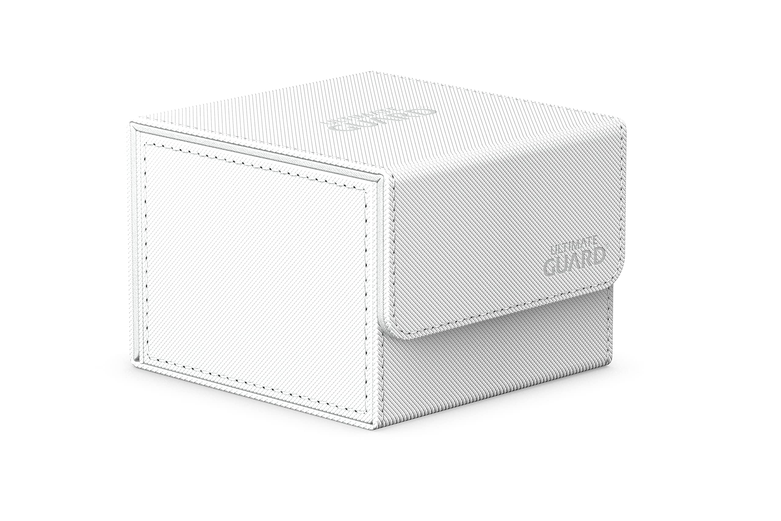 Ultimate Guard Sidewinder 133+, Deck Box for 133 Double-Sleeved TCG Cards, White, Magnetic Closure & Microfiber Inner Lining for Secure Storage