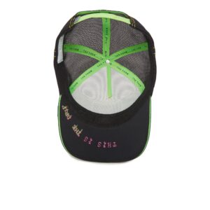 Goorin Bros. The Farm Drip Collection Unisex Adjustable Trucker Hat, Black (DRIIPP), One Size