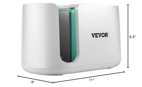 VEVOR Mug Press Machine, Automatic Mug Heat Press for Sublimation 11-15oz, Coffee Cup Transfer Printing, DIY Presents Gifts White