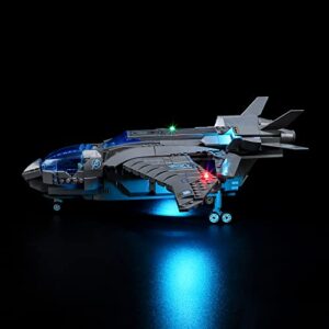 LIGHTAILING Light for Lego- 76248 The Avengers Quinjet - Led Lighting Kit Compatible with Lego Building Blocks Model - NOT Included The Model Set