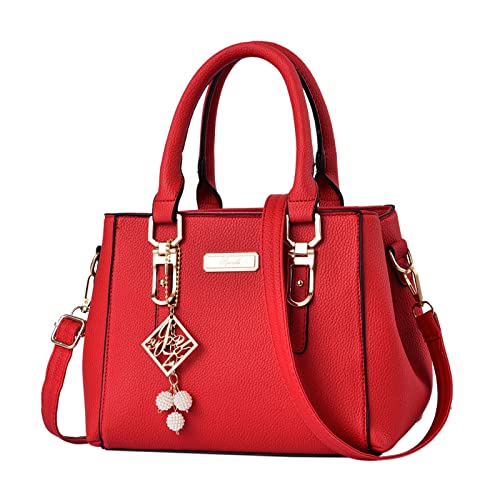 Tote Bags for Women Clearance Handbags Casual Waterproof PU Leather Bag Large Capacity Handbag Work Bags Purse