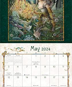 Women of Myth & Magic 2024 Fantasy Art Wall Calendar by Kinuko Craft | 12" x 24" Open | Amber Lotus Publishing