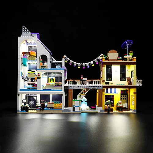 LIGHTAILING Light for 41732 Downtown Flower and Design Stores - Led Lighting Kit Compatible with Building Blocks Model - NOT Included The Model Set