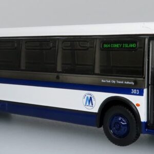 Grumman 870 Transit Bus-New York City Transit Iconic Replicas 1/87 Scale New in The Box 5" Long