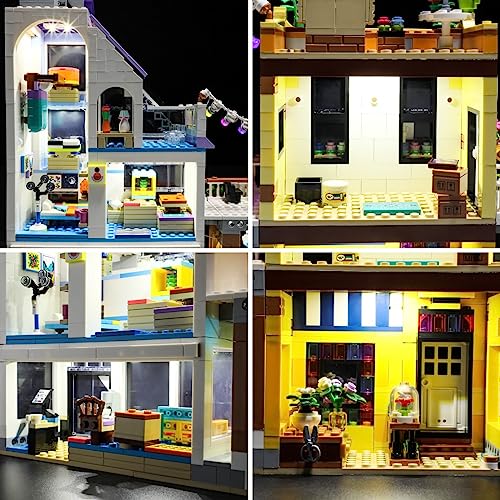 LIGHTAILING Light for 41732 Downtown Flower and Design Stores - Led Lighting Kit Compatible with Building Blocks Model - NOT Included The Model Set