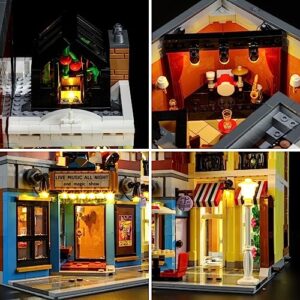 LIGHTAILING Light for Lego- 10312 Jazz-Club - Led Lighting Kit Compatible with Lego Building Blocks Model - NOT Included The Model Set