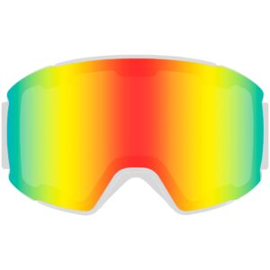 Retrospec Zenith Ski & Snowboard Snow Goggle Interchangeable Magnetic Lens for Men and Women with Toric Design - 100% UV Protection for Skiing and Snowboarding