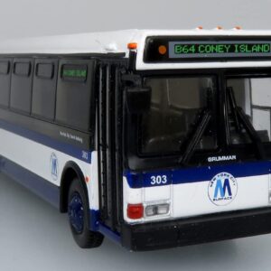 Grumman 870 Transit Bus-New York City Transit Iconic Replicas 1/87 Scale New in The Box 5" Long