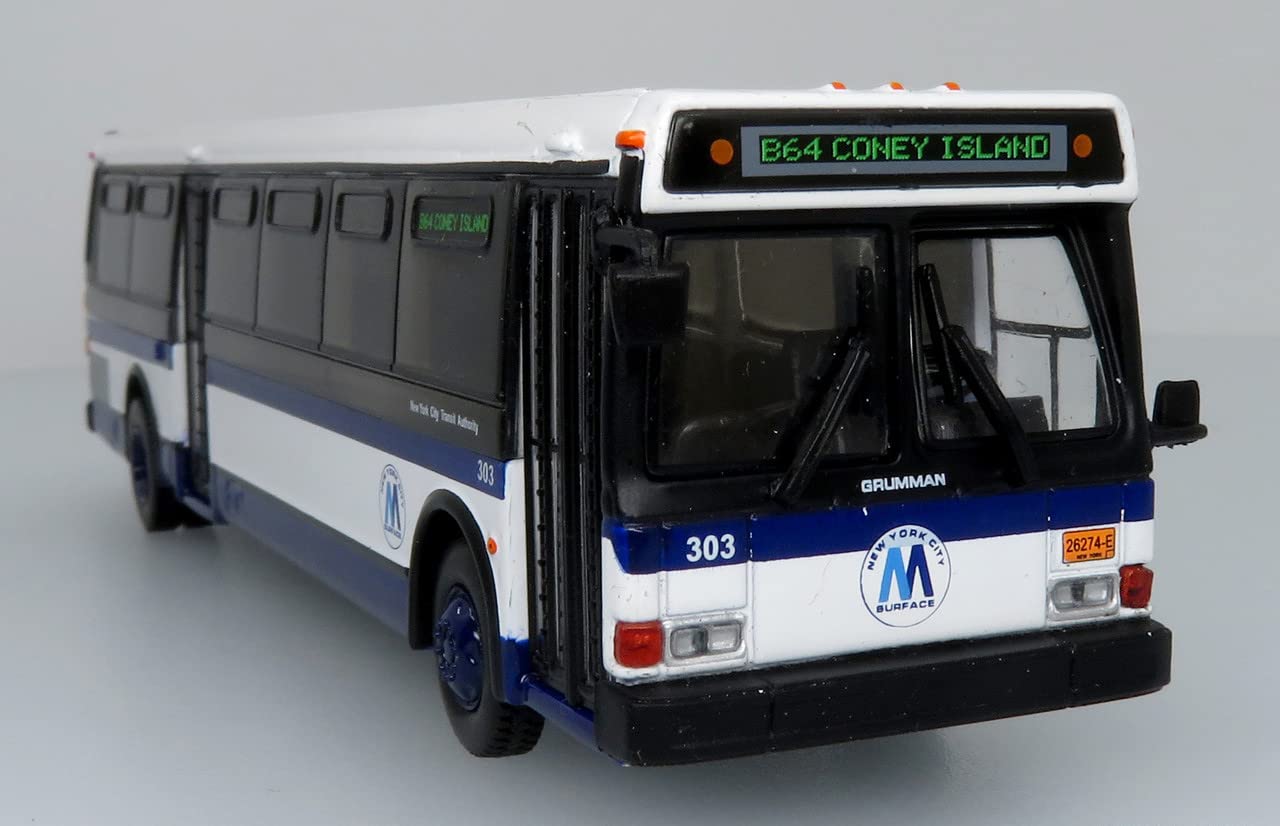 Grumman 870 Transit Bus-New York City Transit Iconic Replicas 1/87 Scale New in The Box 5" Long