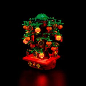 briksmax led lighting kit for lego-40648 money tree - compatible with lego building blocks model- not include lego set