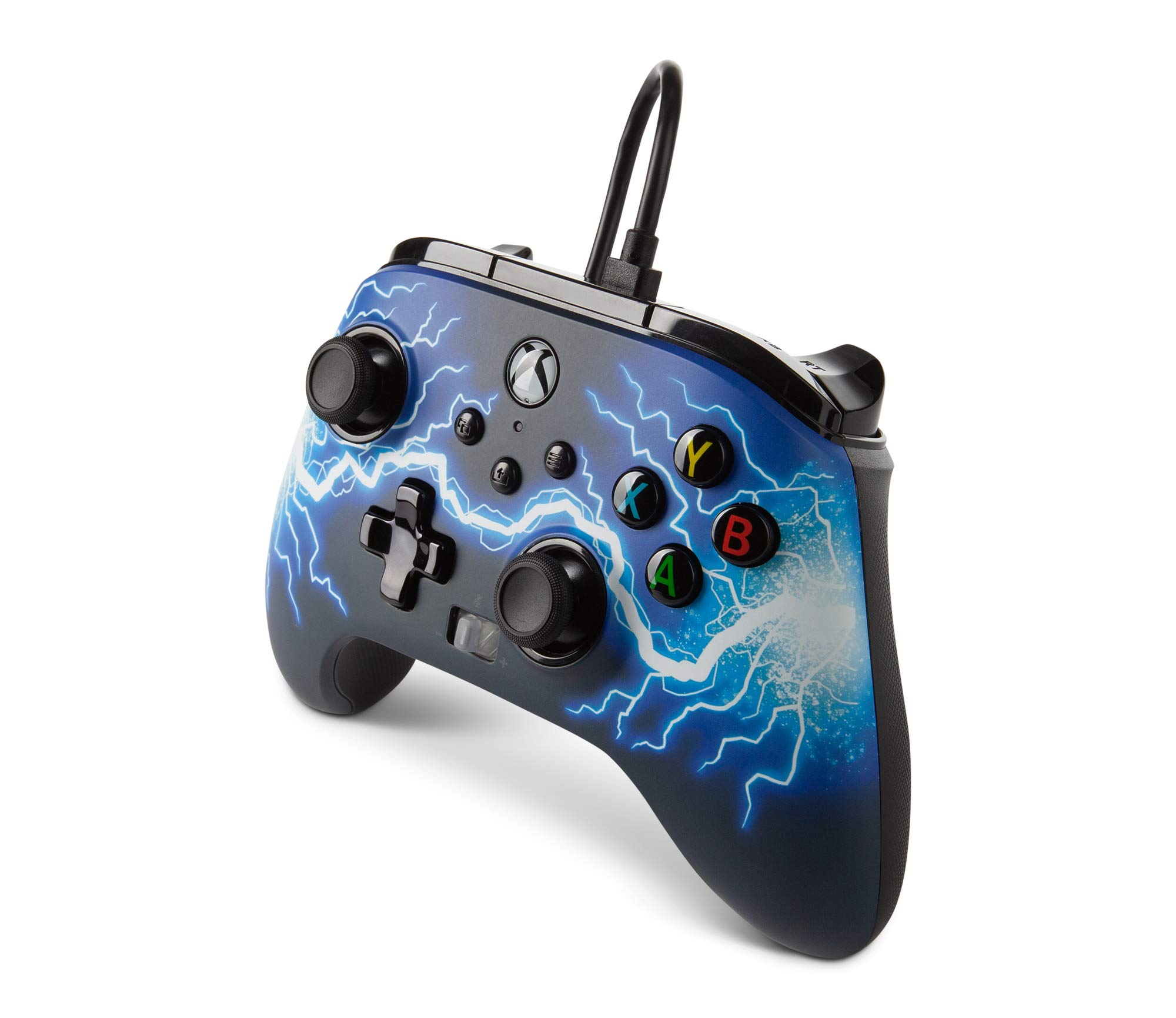 PowerA 1521745-02 Enhanced Wired Controller, Arc Lighting, Double Vibration Function, Back Button, Xbox Series X, S, Xbox One, PC, Windows 10/11 (Officially Licensed Product)