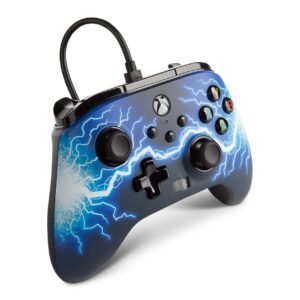 PowerA 1521745-02 Enhanced Wired Controller, Arc Lighting, Double Vibration Function, Back Button, Xbox Series X, S, Xbox One, PC, Windows 10/11 (Officially Licensed Product)