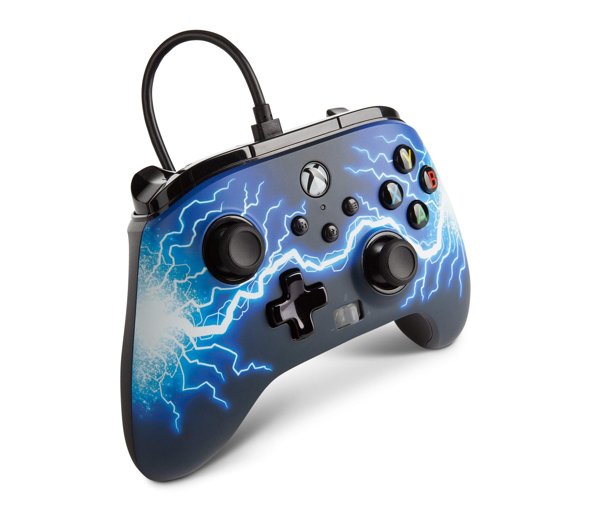 PowerA 1521745-02 Enhanced Wired Controller, Arc Lighting, Double Vibration Function, Back Button, Xbox Series X, S, Xbox One, PC, Windows 10/11 (Officially Licensed Product)