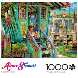 Buffalo Games - Aimee Stewart - The Potting Shed - 1000 Piece Jigsaw Puzzle for Adults Challenging Puzzle Perfect for Game Nights - Finished Puzzle Size is 26.75 x 19.75