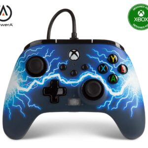 PowerA 1521745-02 Enhanced Wired Controller, Arc Lighting, Double Vibration Function, Back Button, Xbox Series X, S, Xbox One, PC, Windows 10/11 (Officially Licensed Product)