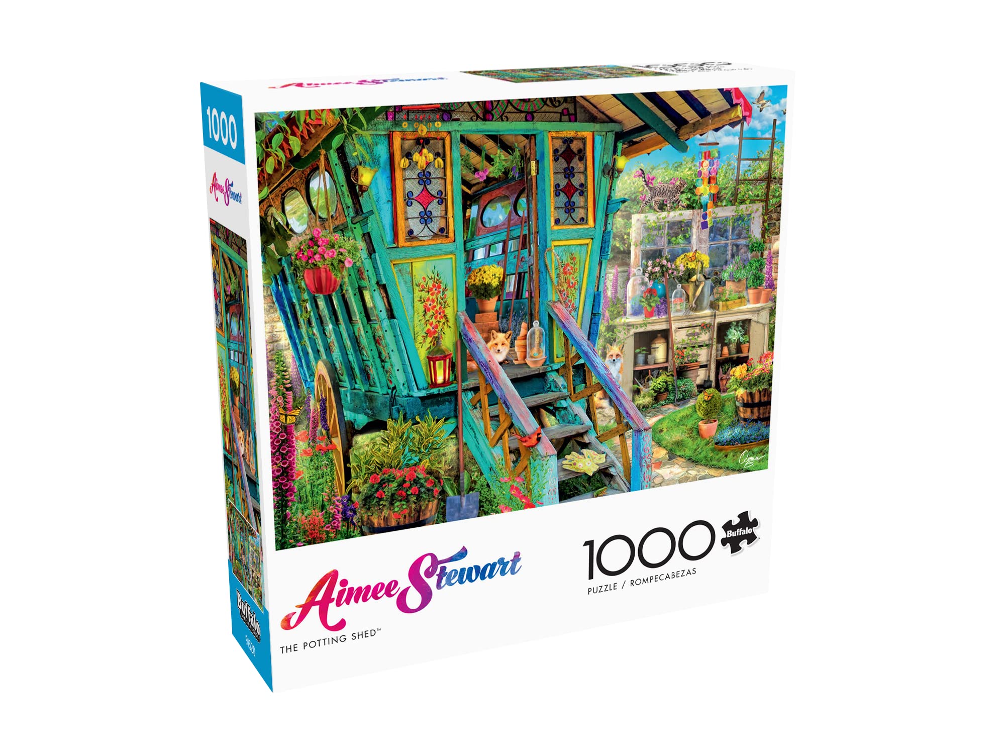 Buffalo Games - Aimee Stewart - The Potting Shed - 1000 Piece Jigsaw Puzzle for Adults Challenging Puzzle Perfect for Game Nights - Finished Puzzle Size is 26.75 x 19.75