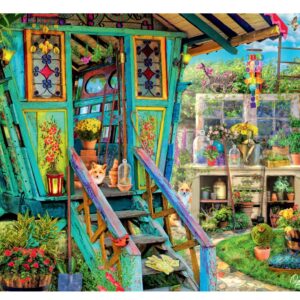 Buffalo Games - Aimee Stewart - The Potting Shed - 1000 Piece Jigsaw Puzzle for Adults Challenging Puzzle Perfect for Game Nights - Finished Puzzle Size is 26.75 x 19.75