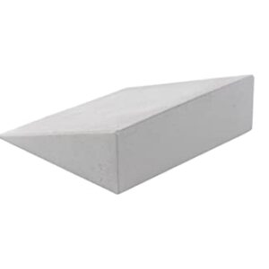 Teak Tuning 2PK Monument Series Concrete Fingerboard Small Kicker Ramp Obstacles - 3" Long, 1" Tall - Ultra Premium, Super Durable Polymer Modified Concrete - Sterling Gray Colorway