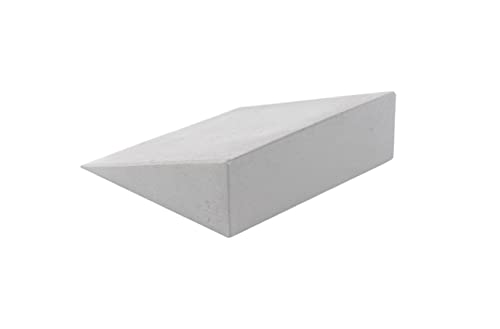 Teak Tuning 2PK Monument Series Concrete Fingerboard Small Kicker Ramp Obstacles - 3" Long, 1" Tall - Ultra Premium, Super Durable Polymer Modified Concrete - Sterling Gray Colorway