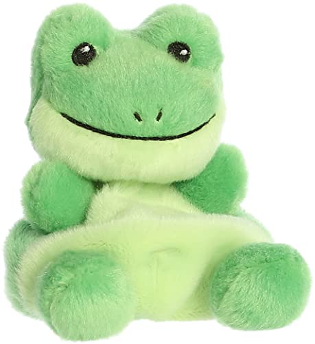 Aurora® Adorable Palm Pals™ Ribbits Frog™ Stuffed Animal - Pocket-Sized Play - Collectable Fun - Green 5 Inches