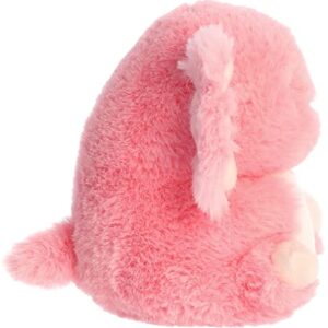 Aurora® Round Rolly Pet™ Ari Axolotl™ Stuffed Animal - Adorable Companions - On-The-Go Fun - Pink 5 Inches