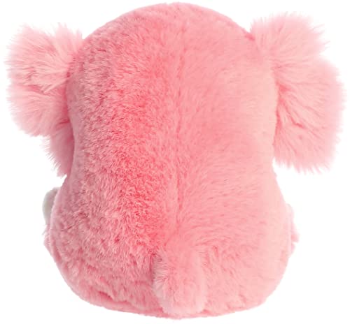 Aurora® Round Rolly Pet™ Ari Axolotl™ Stuffed Animal - Adorable Companions - On-The-Go Fun - Pink 5 Inches