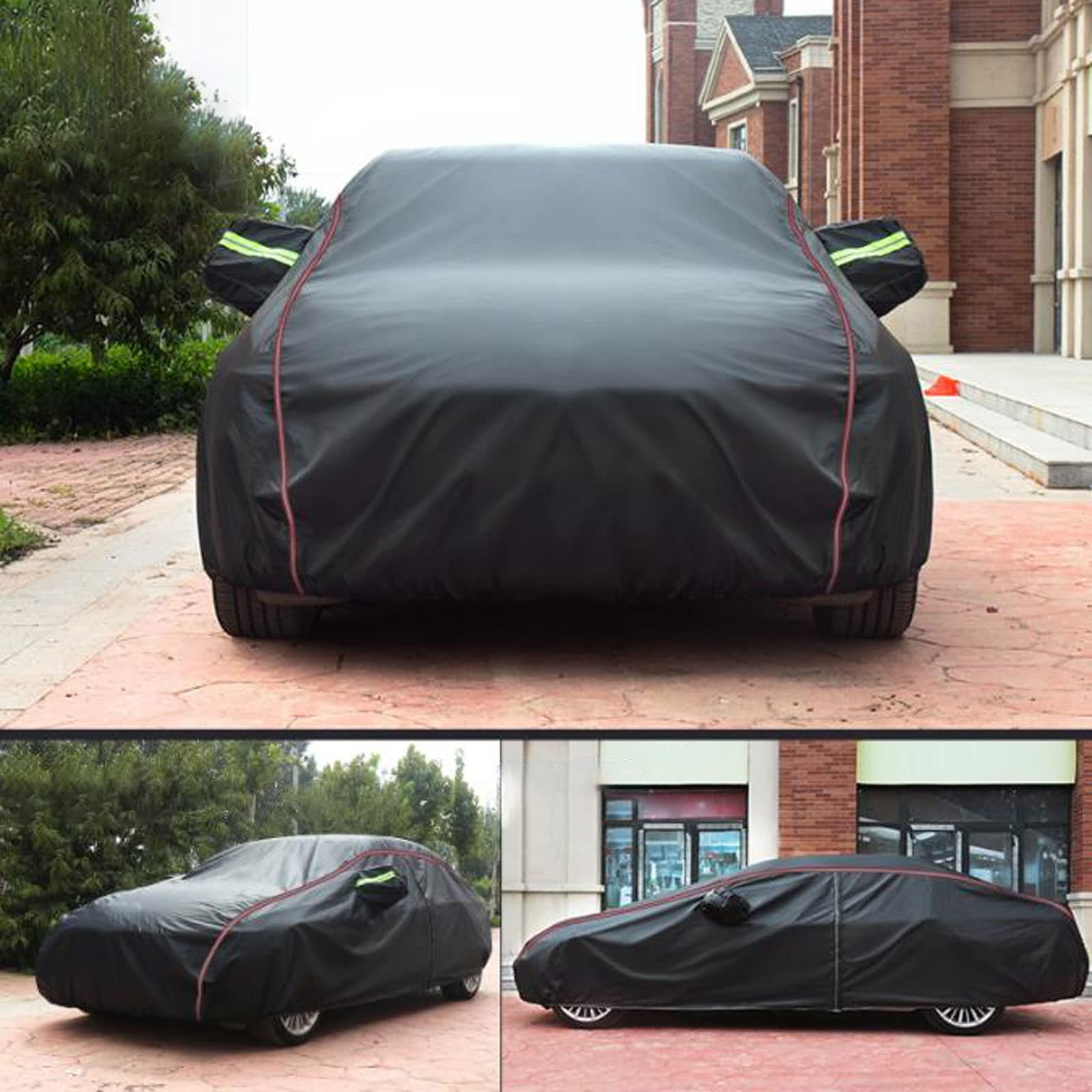 Car Cover Compatible with DS Automobiles DS 3 DS 4 DS 5 DS 7 DS 9, Outdoor Full Car Cover Breathable and Dustproof Windproof, Car Cover for Automobiles Protection Vehicle Cover Full Exterior Covers