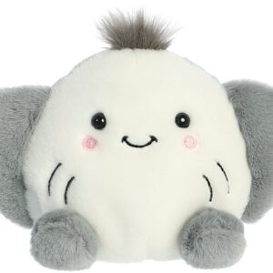 Aurora® Adorable Palm Pals™ Flapjack Stingray™ Stuffed Animal - Pocket-Sized Play - Collectable Fun - White 5 Inches