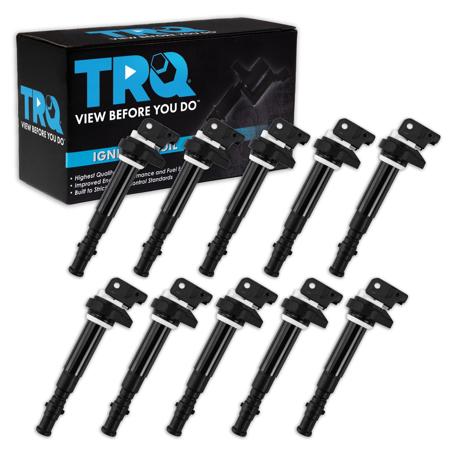 TRQ Ignition Coil Set Compatible with 2006-2010 BMW M5 M6