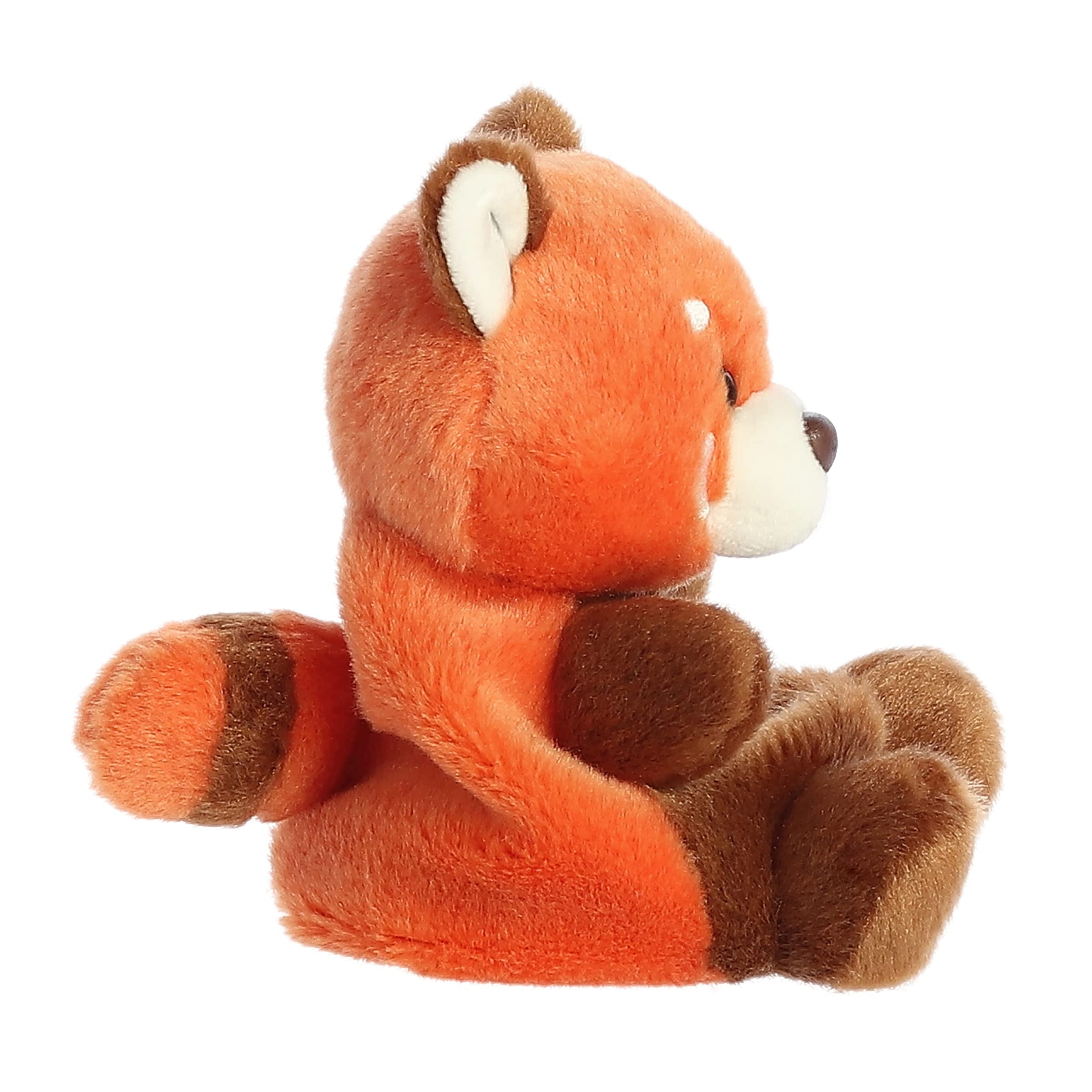 Aurora® Adorable Palm Pals™ Rei Red Panda™ Stuffed Animal - Pocket-Sized Play - Collectable Fun - Brown 5 Inches