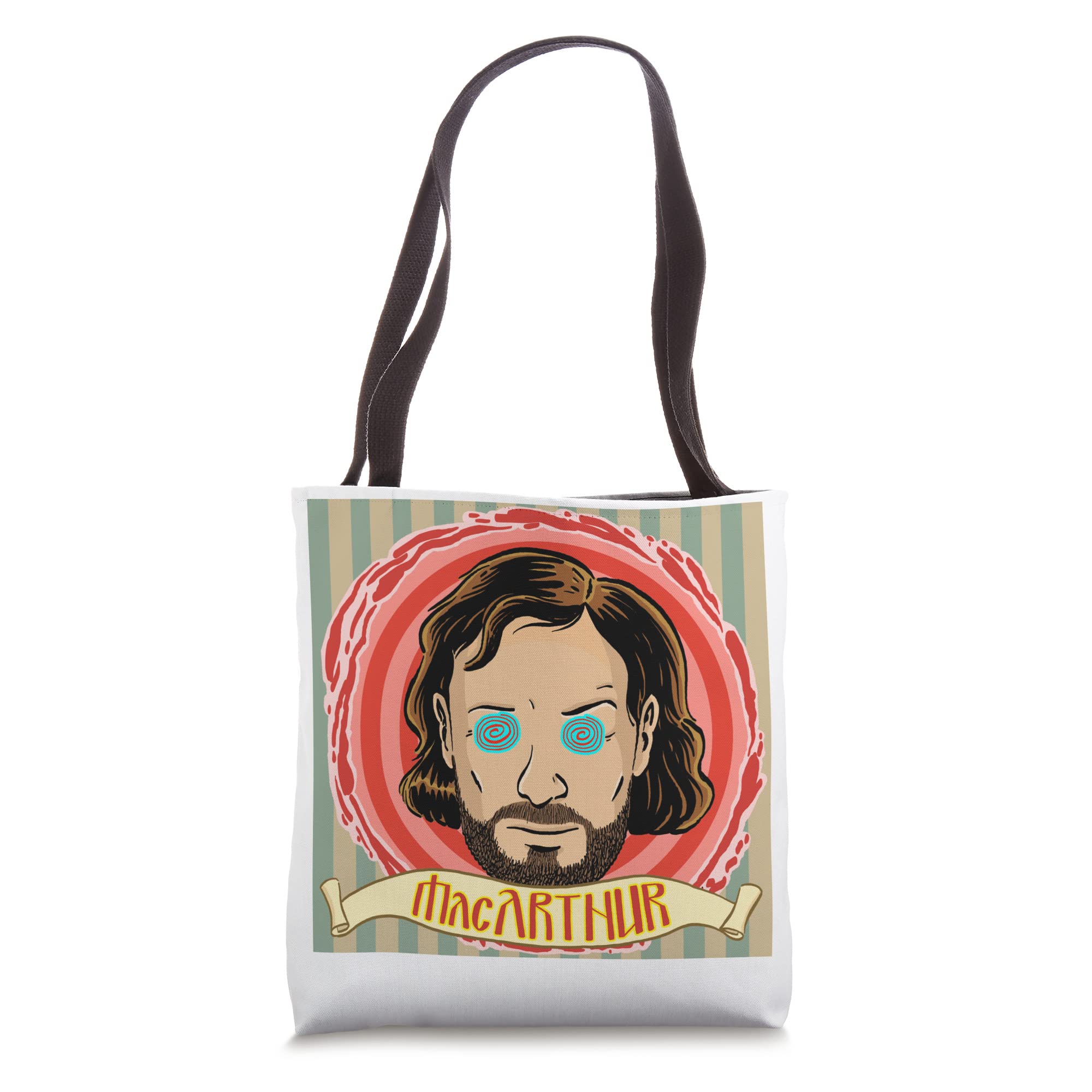 MacArthur - hypnotic eyes Tote Bag