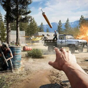 Far Cry 5 PS4 PS5 Ubisoft Survival Hunting Fighting - Brand New!