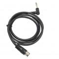 Zopsc 6.35mm Male to MIDI Din 5Pin Male Cable, 90 Degree Bend 6.35mm Male to MIDI Din 5Pin Male Electronic Piano Audio Connection Cable 1.5m.