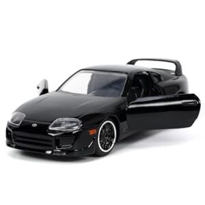 Fast & Furious 1:32 1995 Toyota Supra Die-Cast Car, Toys for Kids and Adults(Black)