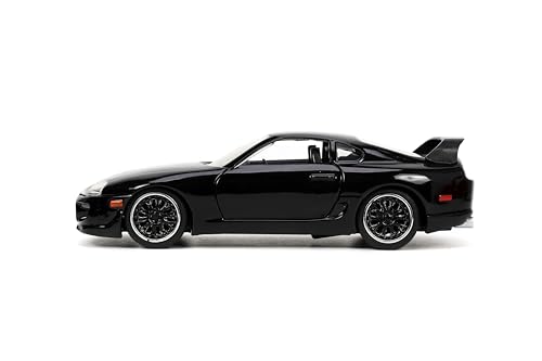 Fast & Furious 1:32 1995 Toyota Supra Die-Cast Car, Toys for Kids and Adults(Black)