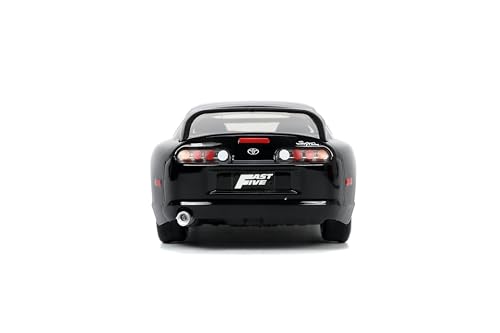 Fast & Furious 1:32 1995 Toyota Supra Die-Cast Car, Toys for Kids and Adults(Black)