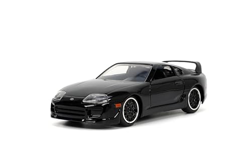 Fast & Furious 1:32 1995 Toyota Supra Die-Cast Car, Toys for Kids and Adults(Black)