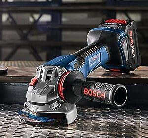 BOSCH GWS18V-13PB14 PROFACTOR™ 18V 5 – 6 In. Angle Grinder with Paddle Switch with (1) CORE18V® 8 Ah High Power Battery