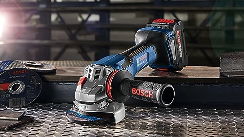 BOSCH GWS18V-13PB14 PROFACTOR™ 18V 5 – 6 In. Angle Grinder with Paddle Switch with (1) CORE18V® 8 Ah High Power Battery