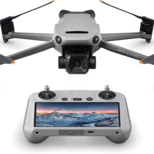 DJI Mavic 3 Classic - Camera Drone with DJI-RC 4/3 CMOS Hasselblad Camera, 5.1K HD Video, with 128 GB Micro SD Card, 3.0 USB Card Reader, Landing Pad, Waterproof Backpack and More