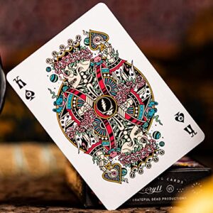 theory11 Grateful Dead Playing Cards Premium Deck with Iconic Band-Themed Artwork