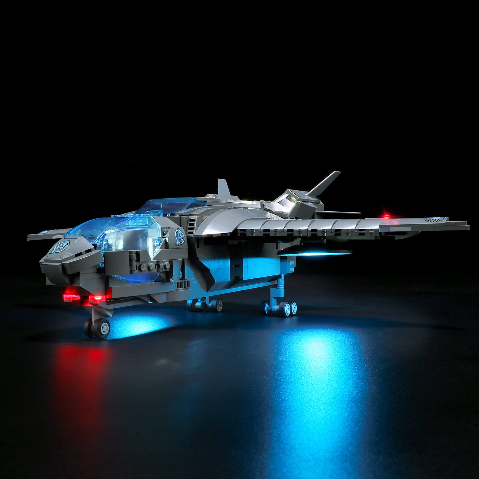 BRIKSMAX Led Lighting Kit for LEGO-76248 The Avengers Quinjet - Compatible with Lego Marvel Building Blocks Model- Not Include Lego Set