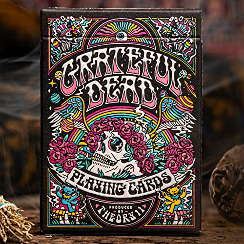 theory11 Grateful Dead Playing Cards Premium Deck with Iconic Band-Themed Artwork