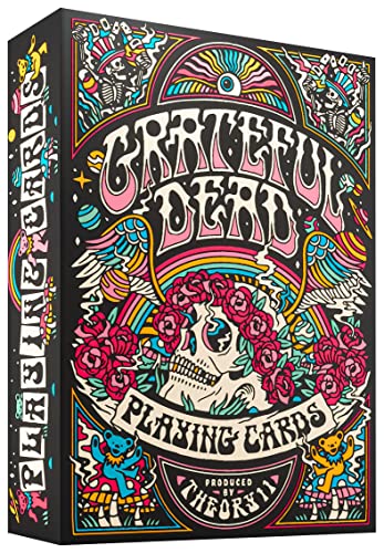 theory11 Grateful Dead Playing Cards Premium Deck with Iconic Band-Themed Artwork