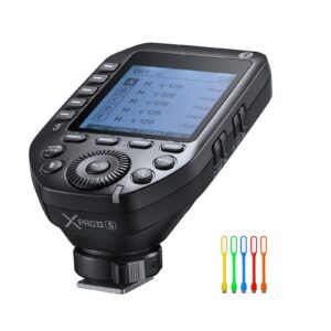 godox xproii xproii-s xproiis ttl 2.4g wireless flash trigger for sony cameras, hss 1/8000s, godoxphoto app control, new hotshoe locking, modeling light, zoom setting control (xpro xpro-s version 2)